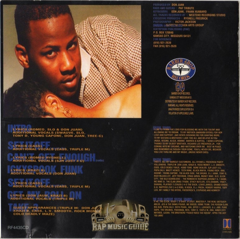 Romeo Ryonell - Set It Off: CD | Rap Music Guide